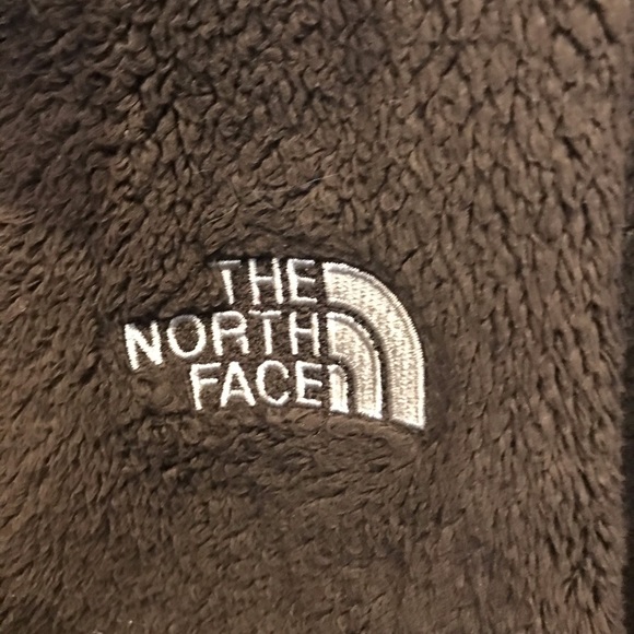 Brown Fuzzy Northface Zip-Up jacket - Picture 3 of 3